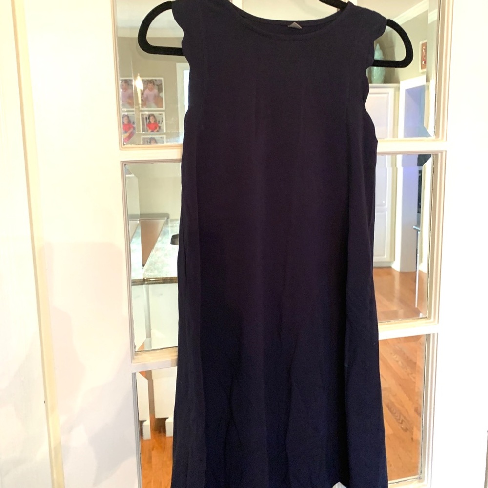 ASOS navy maternity dress